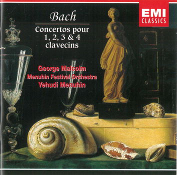 Yehudi Menuhin - Bach Concertos Pour 1, 2, 3 & 4 Clavecins (2 CD) Nieuw - 0