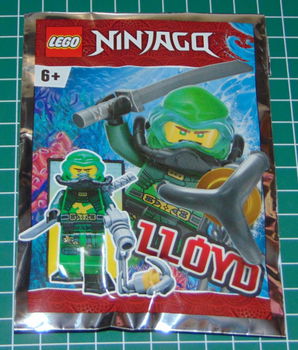 Lego Ninjago duiker Lloyd met enterhaak en katana - 0