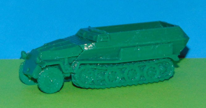 Duitse Sd Kfz 251 halftrack - 3D-print in diverse schalen - 0