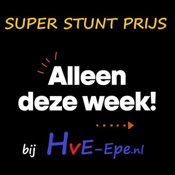 1 Aanbieding per week ..... bovenaan de website staat ie ..... - 1