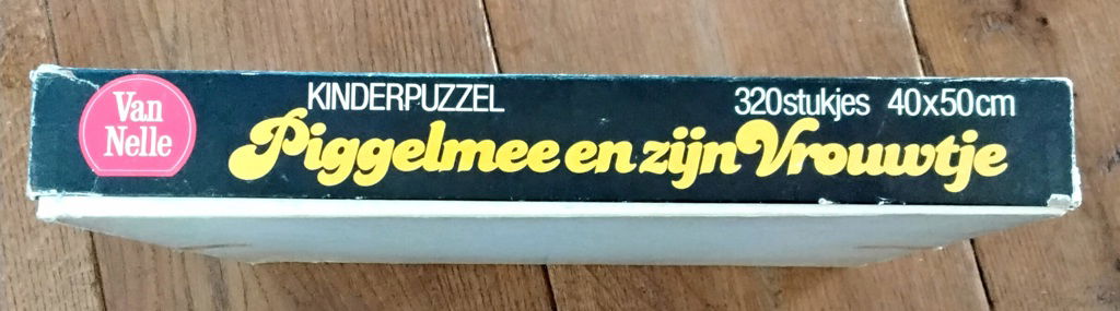 Vintage kinderpuzzel van Van Nelle - Piggelmee en zijn Vrouwtje - 2