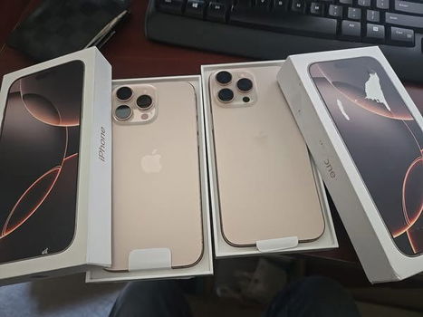 Apple iPhone 16 Pro 128GB = 600 EUR, iPhone 16 Pro Max 256GB = 700 EUR, iPhone 16 128GB = 470 EUR - 2