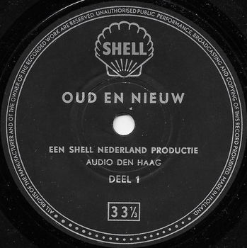 Single - SHELL - Oud en Nieuw 1958 - 2