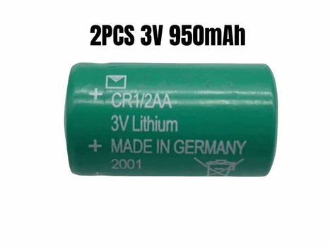 New battery CR1/2AA CR-1/2-AA 950mAh 3V for Varta CR14250 LS14250 - 0