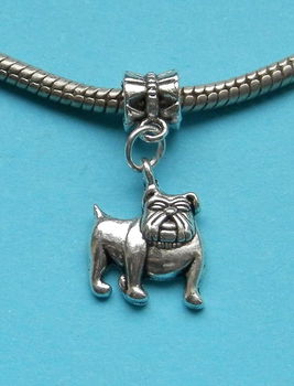 Bulldog bangle, Pandora stijl, past op armband - 0