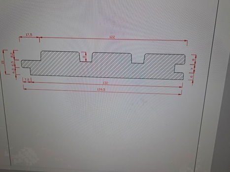 ayous thermowood gevelbekleding trippel rhombus 21mm dik132mm breed3m lang - 3