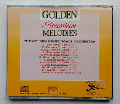 The Golden Nightingale Orchestra – Golden Accordeon Melodies - 1