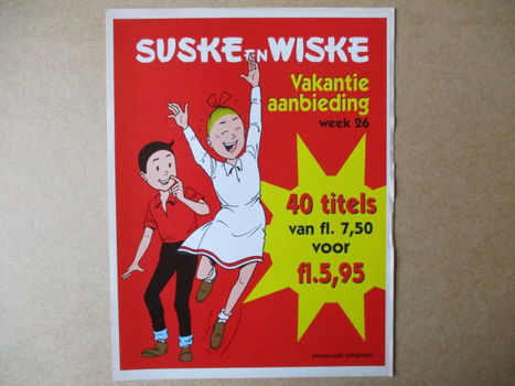 adv9458 suske en wiske reclame prent - 0