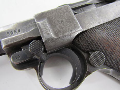 P08 Luger Deko Waffen mit Zertifikat - 3