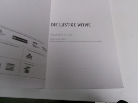 Franz Lehar : Die Lustige Witwe ( Vlaamse opera ) - 1