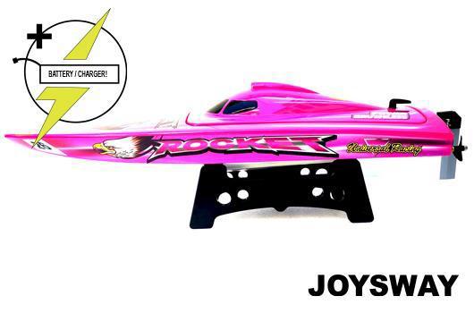 RC speedboot Raceboot - Elektrisch - RTR - Rocket V2 - BORSTELLOOS - HRC COMBO - 11.1V 2500mAh 40C L - 1