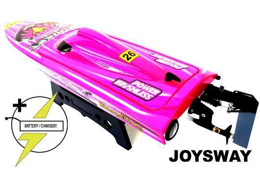 RC speedboot Raceboot - Elektrisch - RTR - Rocket V2 - BORSTELLOOS - HRC COMBO - 11.1V 2500mAh 40C L - 2