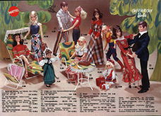 Barbie catalogus pagina Vedes - 1972 - overdruk