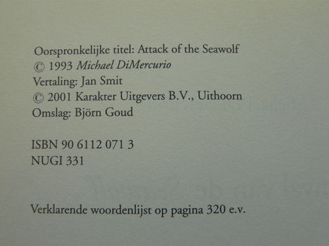 Boek, Aanval van de Seawolf, Michael Dimercurio, Karakter Uitgevers BV, 2001. - 5