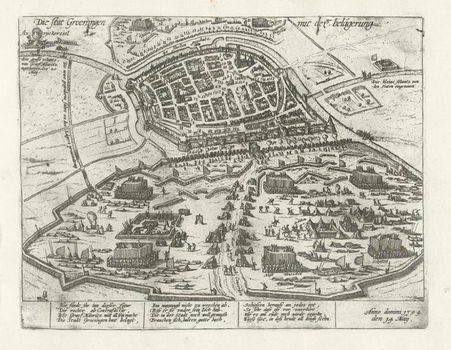 Beleg van Groningen - 1594 - overdruk - 0