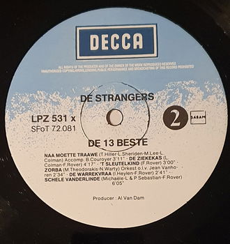 LP - De Strangers - 13 Beste, nr. 1 - 2