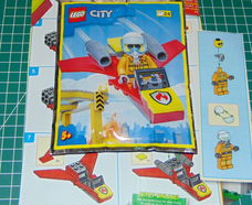 Lego City brandweer jet