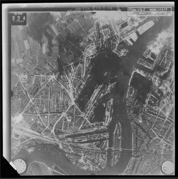 Luftwaffe luchtfoto Rotterdam - 1939 - 0