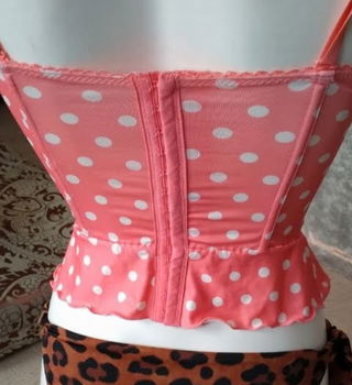 Apricot roze bustier - 3