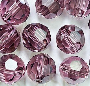 Swarovski 5000 Light Rose Satin 6mm 146 Stuk of P. St. - 0