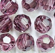 Swarovski 5000 Light Rose Satin 6mm 146 Stuk of P. St.