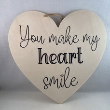 Valentijnsdag cadeau houten hart met liefdes quote adv 2