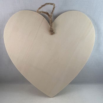 Valentijnsdag cadeau houten hart met liefdes quote adv 4 - 1