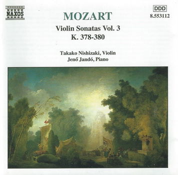 CD - Mozart - Violin Sonatas 10, 11, 12 - Takako Nishizaki, viool - Jeno Jandó, piano - 0