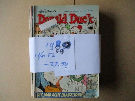 adv9548 donald duck weekblad 1989 op 2 na compleet - 0