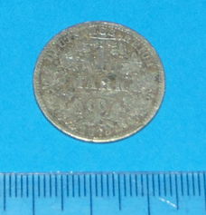 Duitsland - 1 mark 1875A - zilver