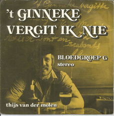 Thijs van der Molen – 't Ginneke Vergit Ik Nie (1978)