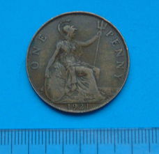 Groot-Brittannië - 1 penny 1921 F/ZF