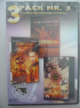 3 Pack nr. 3 – Barbarian, Firefight, Escape from Afghanistan (in plastic) - 0