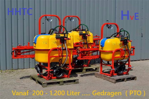 Spuitvat / Veldspuit = 600 L. / 20 M. haspel + spuitlans ( dit weekend bestellen = GRATIS thuis (*) - 2