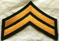 Rang / Rank, Insignia / Chevron, NCM, Leading Seaman, Canadian Naval Forces, Canada, jaren'80.(Nr.1)