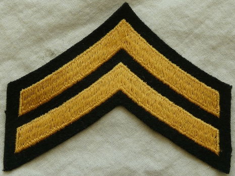 Rang / Rank, Insignia / Chevron, NCM, Leading Seaman, Canadian Naval Forces, Canada, jaren'80.(Nr.1) - 1