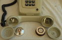 Telefoon Toestel, Retro, type: T65, Merk: Krone, Beige, PTT, 1980s. - 2 - Thumbnail