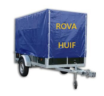 H_A_H-RoVa - 750 kg. - aanhangers 132 x 257 ( 950 Kg. as ) - 7