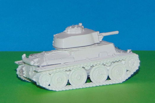 Duits Panzer 38(t) - 3D-print in diverse schalen - 1