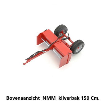 Kilverbak voor mini / maxi tractor 150 Cm. breed ( eventueel ook TE HUUR ) - 2