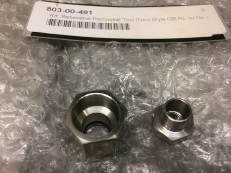 Vering basevalve removeal tool voor FOX R, RL, RLC, O/C (new style open bath RL) 803- 00-491 - 7