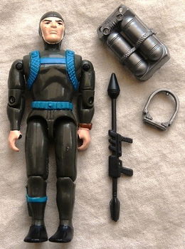 Actiefiguur Lanard, The Corps, Shark (v1) Serie 3, 1986.(Nr.1) - 0