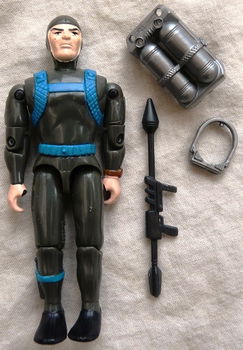 Actiefiguur Lanard, The Corps, Shark (v1) Serie 3, 1986.(Nr.1) - 1