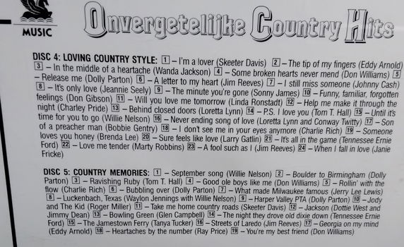 Onvergetelijke country hits - volume 1 + volume 2 (5x cd) - 4