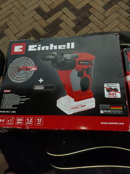 Einhell klopboormachine + Einhell 18v startes set accu - 0