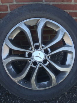 17’’Inch Originele Mercedes Avantgarde Velgen en banden Goodyear 5x112 - 0