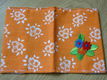 Paspoort hoesje; thema; retro bloemen - 2 - Thumbnail