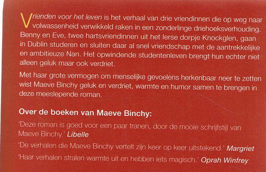 Maeve Binchy = Vrienden voor het leven - 1