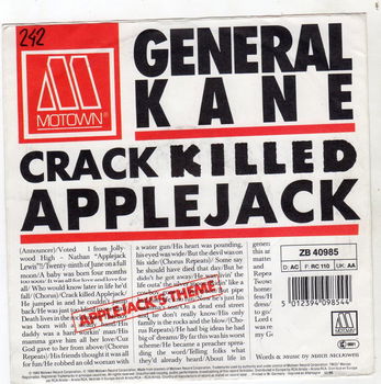 General Kane – Crack Killed Applejack (1986) - 0