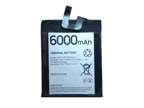 New battery BAT21ZN336000 6000mAh/23.1Wh 3.85V for Doogee PHONE - 0